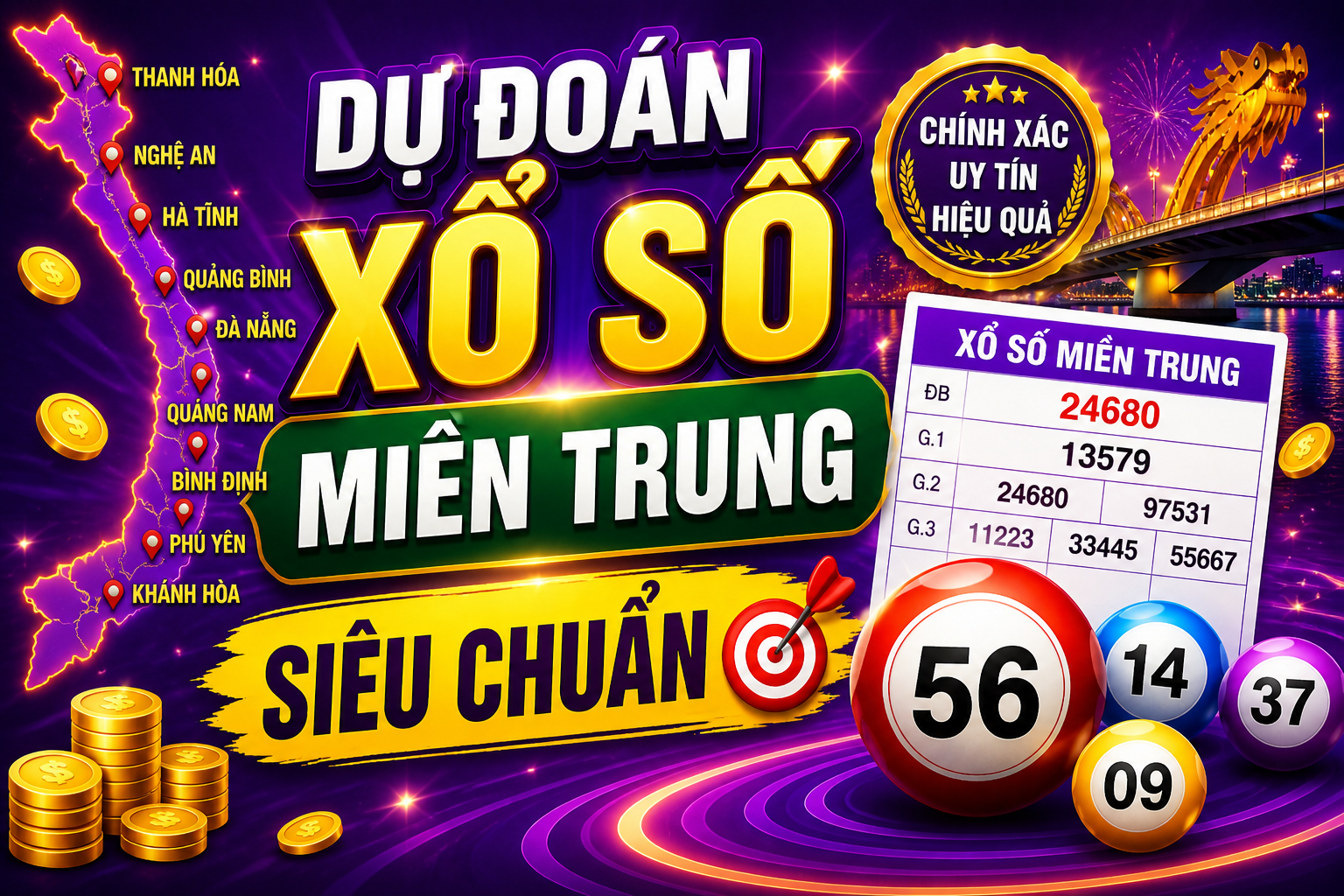 Dự đoán XSMT (DD XSMT) ngày 14-06-2026 & Soi cầu XSMT 14/06/2026 chuẩn